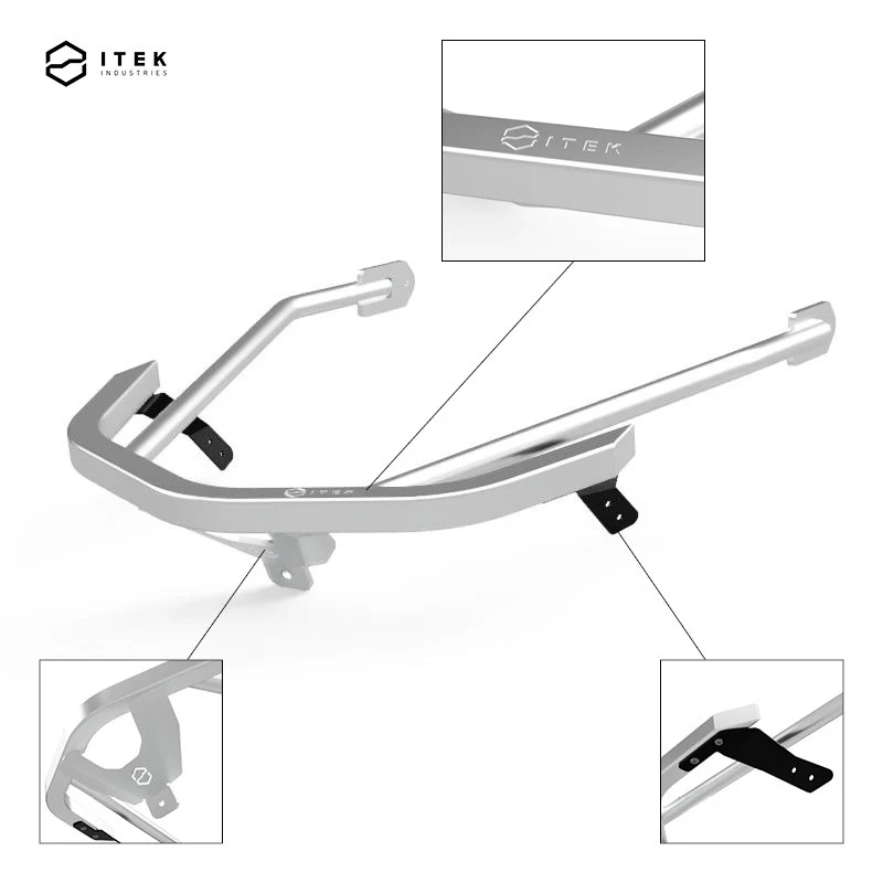 Itek Industries Powdercoat Front Bumper | Polaris Axys - Image 8