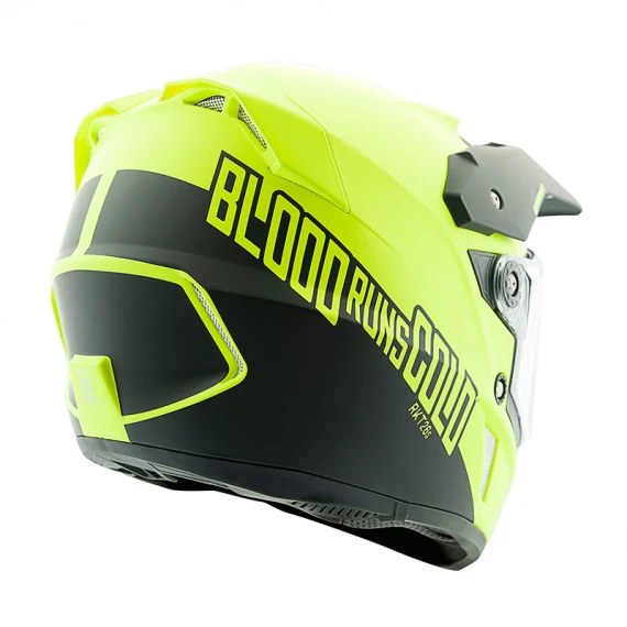 Joe Rocket Blood Runs Cold RKT 26 Dual Sport Helmet With Double Lens Shield - Image 4