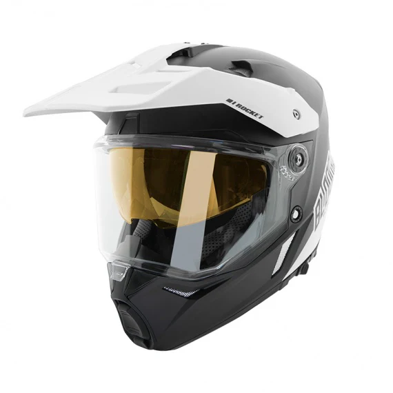 Joe Rocket Blood Runs Cold RKT 26 Dual Sport Helmet With Double Lens Shield - Image 5