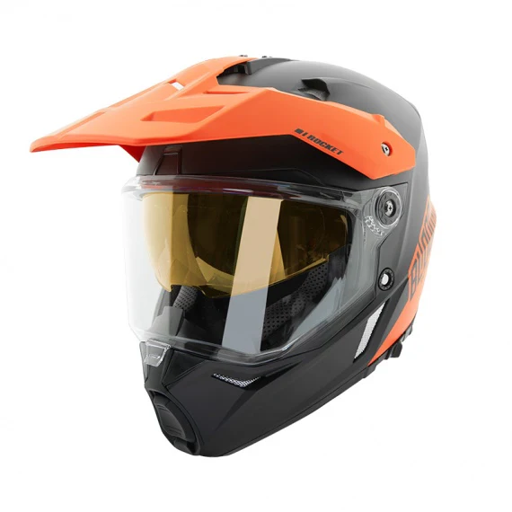 Joe Rocket Blood Runs Cold RKT 26 Dual Sport Helmet With Double Lens Shield - Image 7