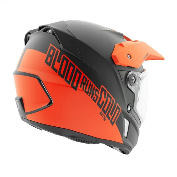 Joe Rocket Blood Runs Cold RKT 26 Dual Sport Helmet With Double Lens Shield - Image 8