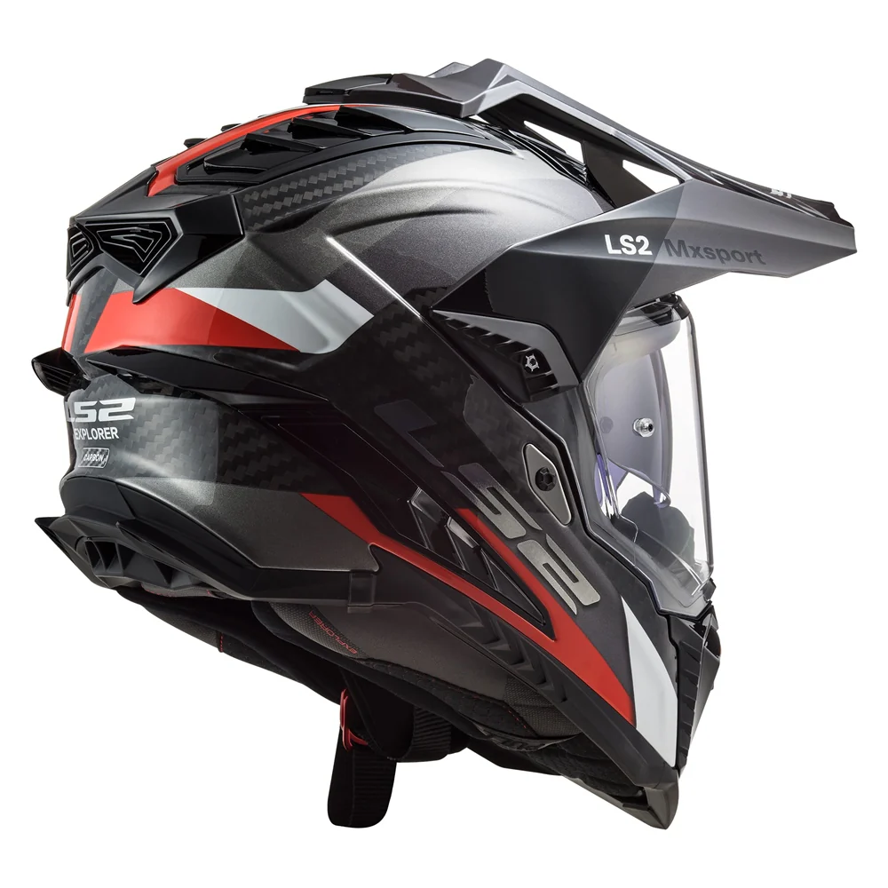LS2 Explorer Carbon Off-Road Helmet - Image 6
