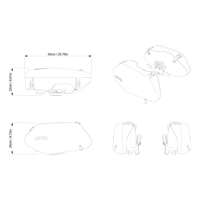 Lynx LinQ Saddle Bag - 23L - Image 4
