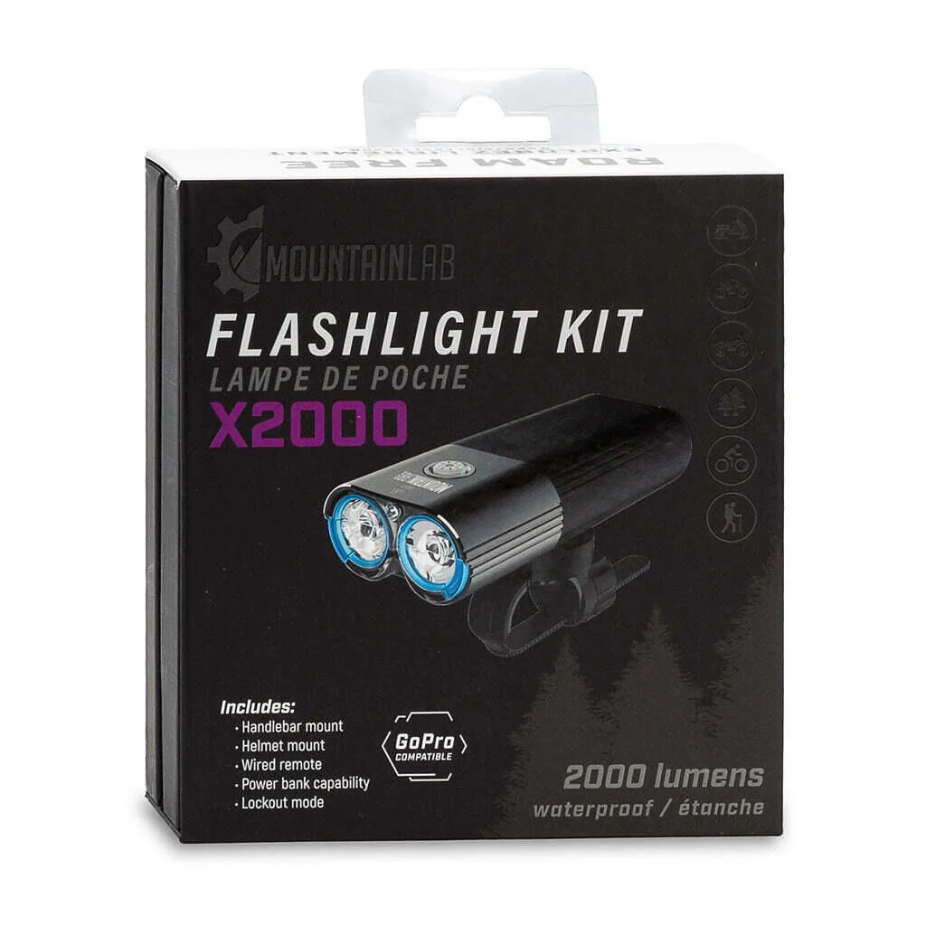 Mountain Lab X2000 Lumen Flashlight Kit - Image 4
