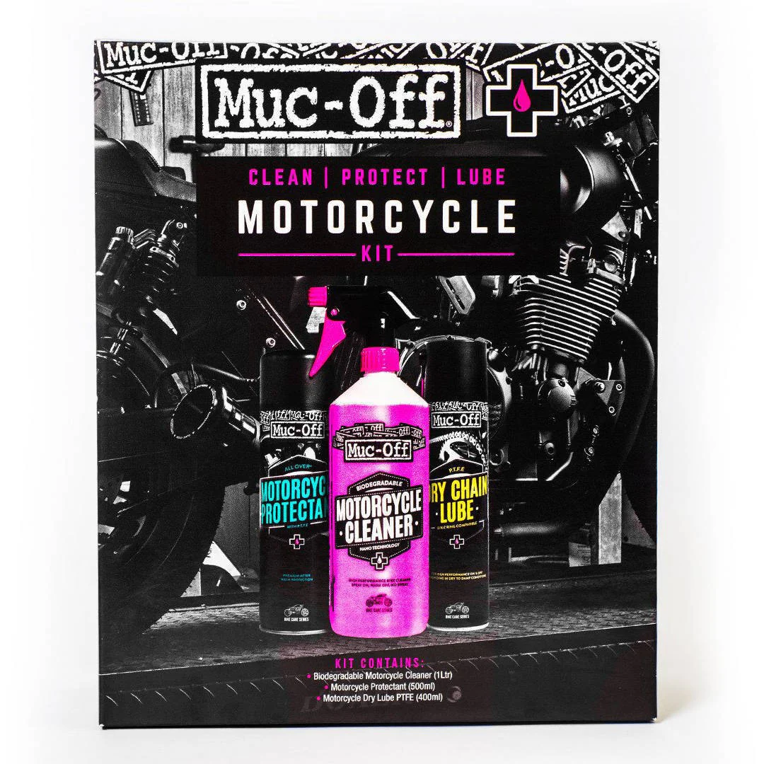 Muc-Off Motorcycle Clean Protect & Lube Kit