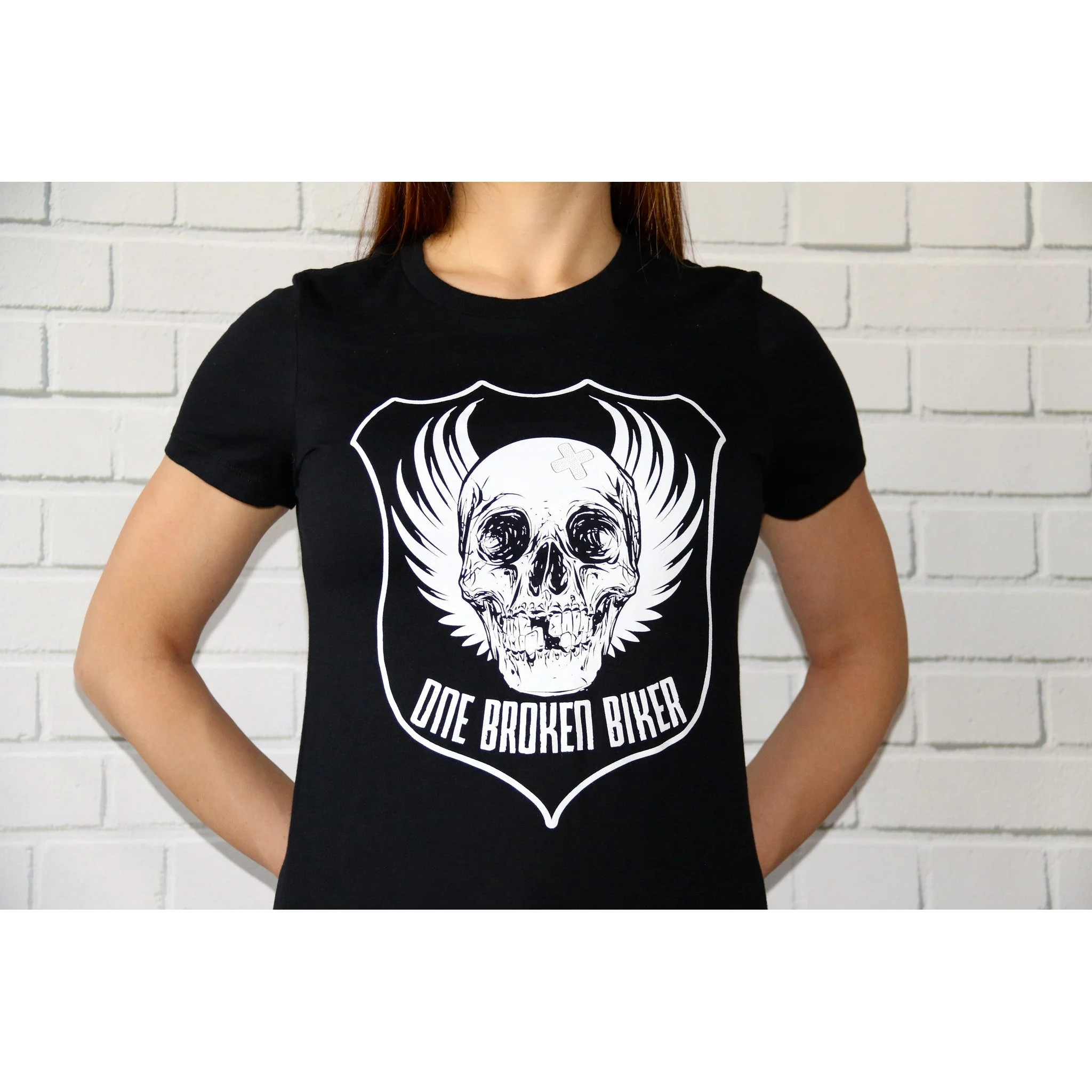One Broken Biker Women's T-Shirt - Image 2