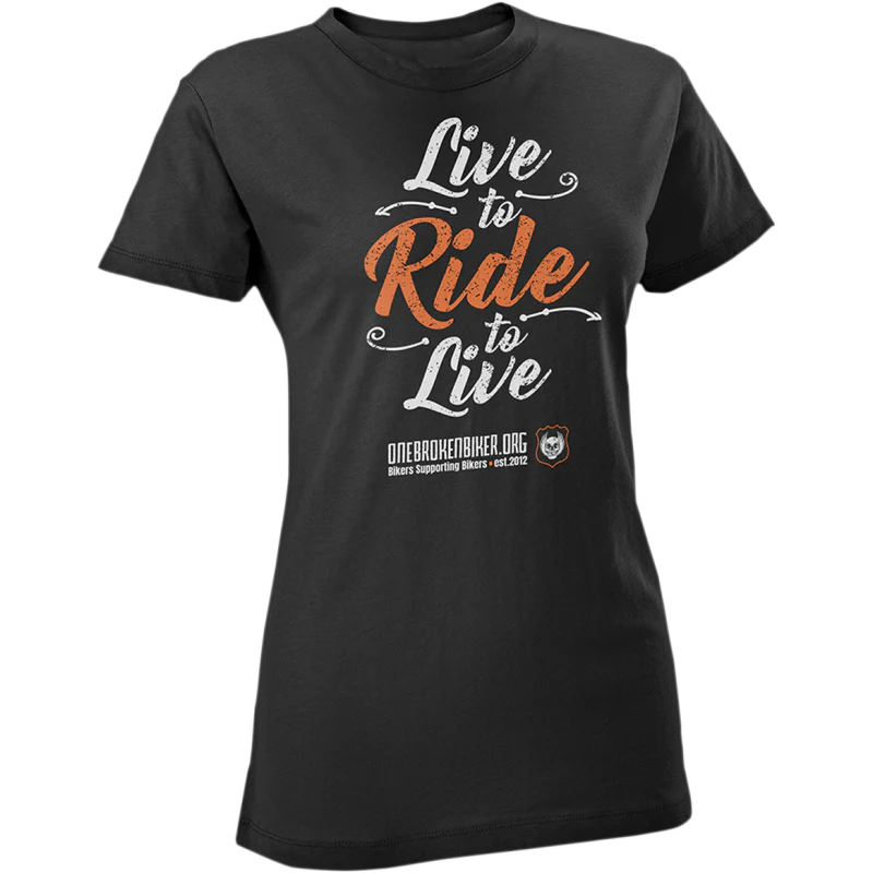 One Broken Biker Women's T-Shirt - Image 3