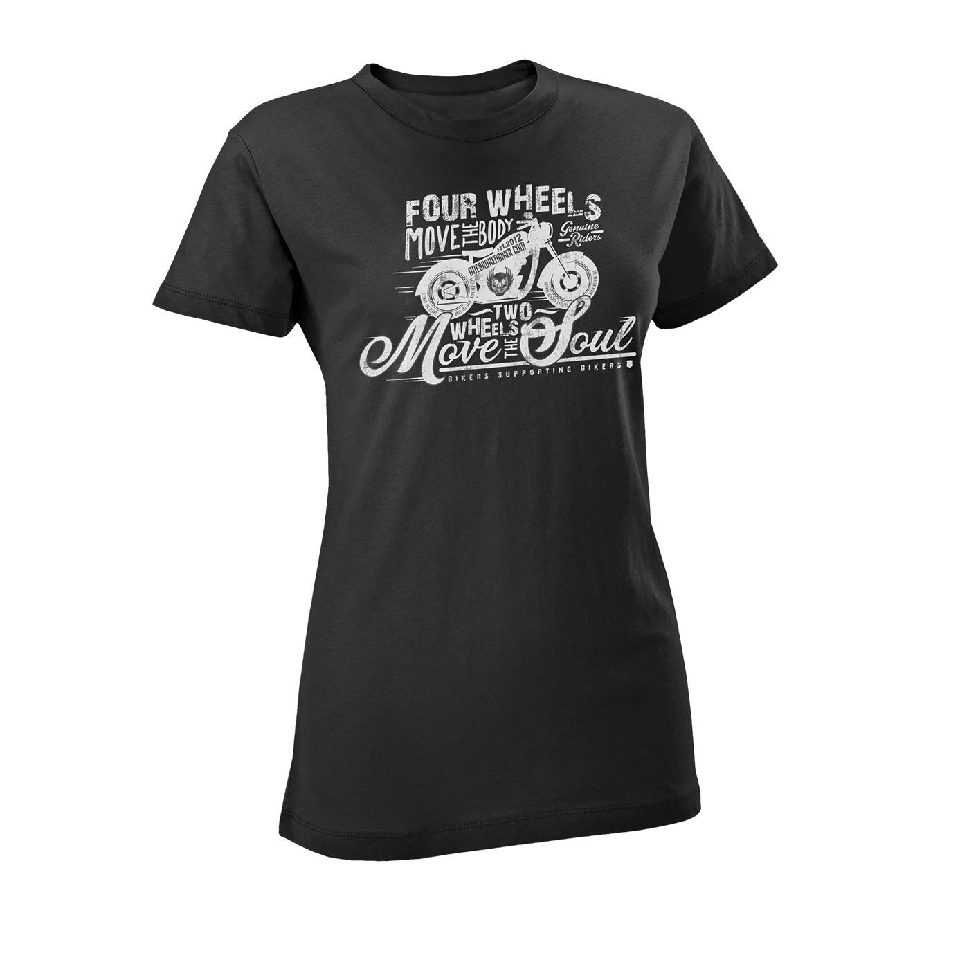 One Broken Biker Women's T-Shirt - Image 4