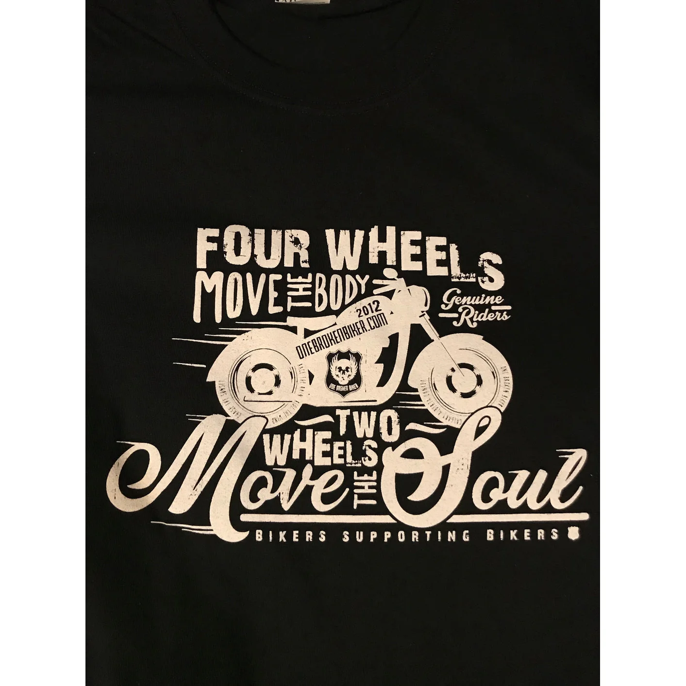One Broken Biker Women's T-Shirt - Image 5