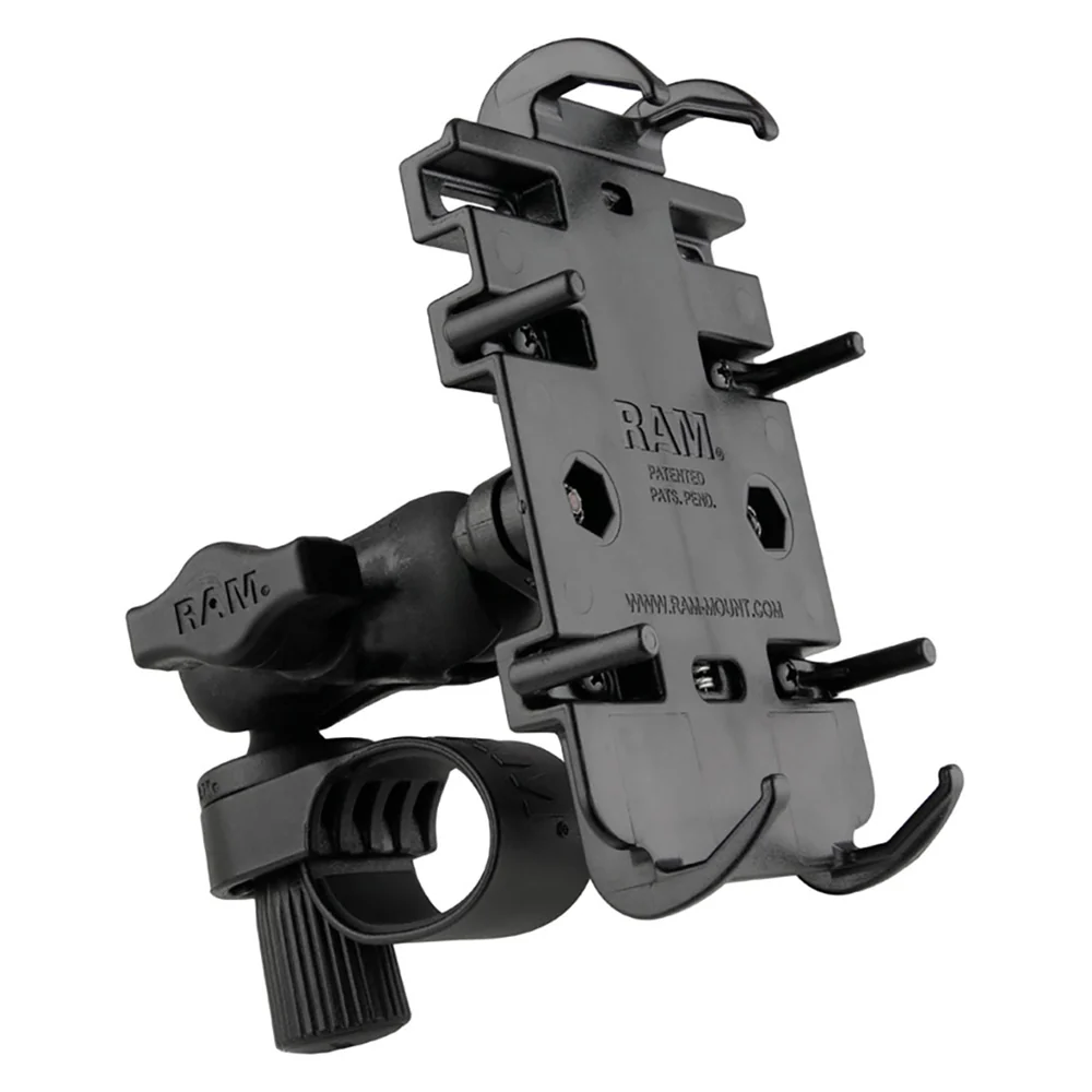 Ram Mount Quick-Grip Phone Mount With Tough-Strap Handlebar Base - Image 2