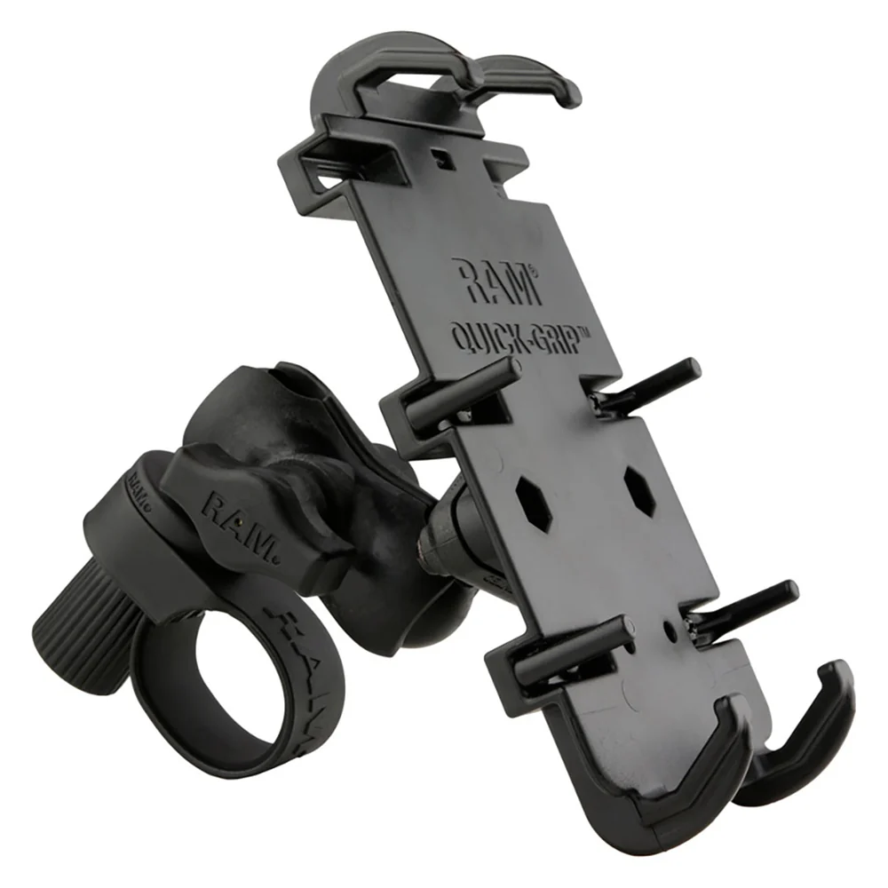 Ram Mount Quick-Grip XL Phone Mount With Tough-Strap Handlebar Base - Image 2