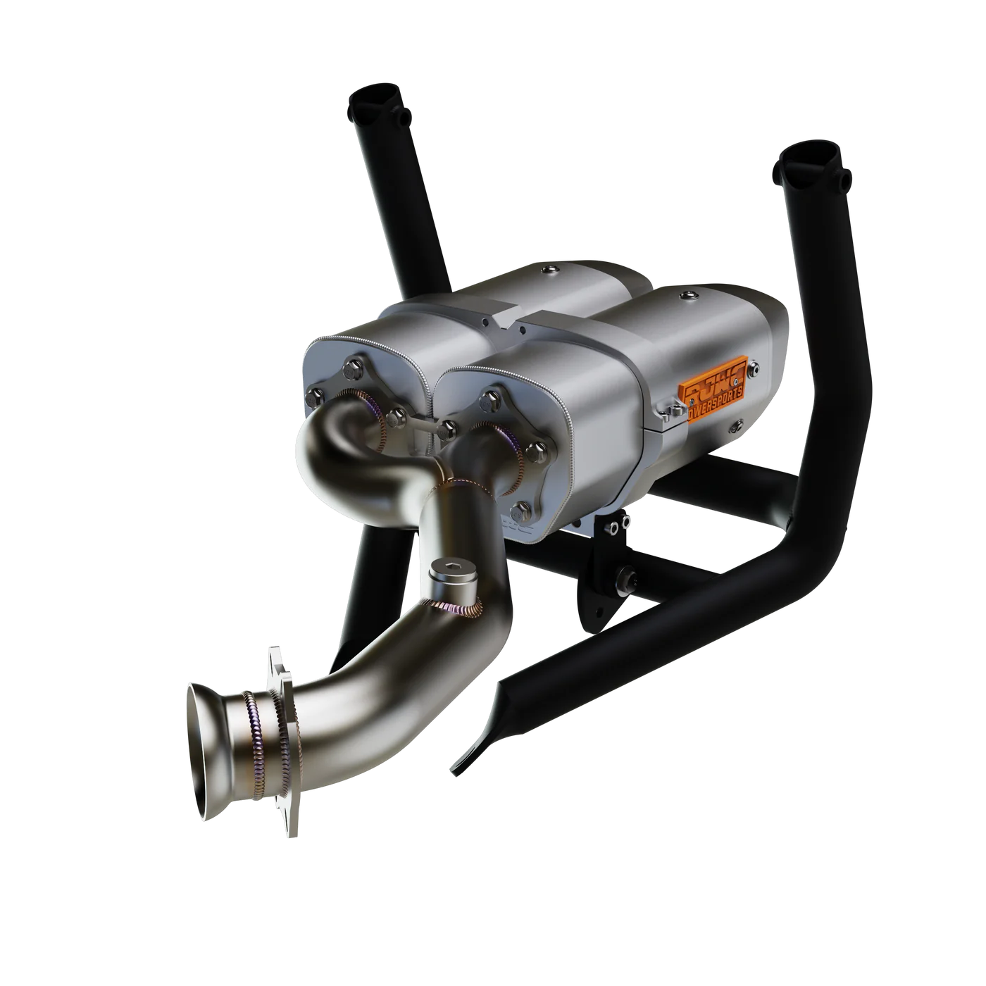 RJWC Dual Exhaust with Bumper | Can-Am Outlander 500-700 - Image 3