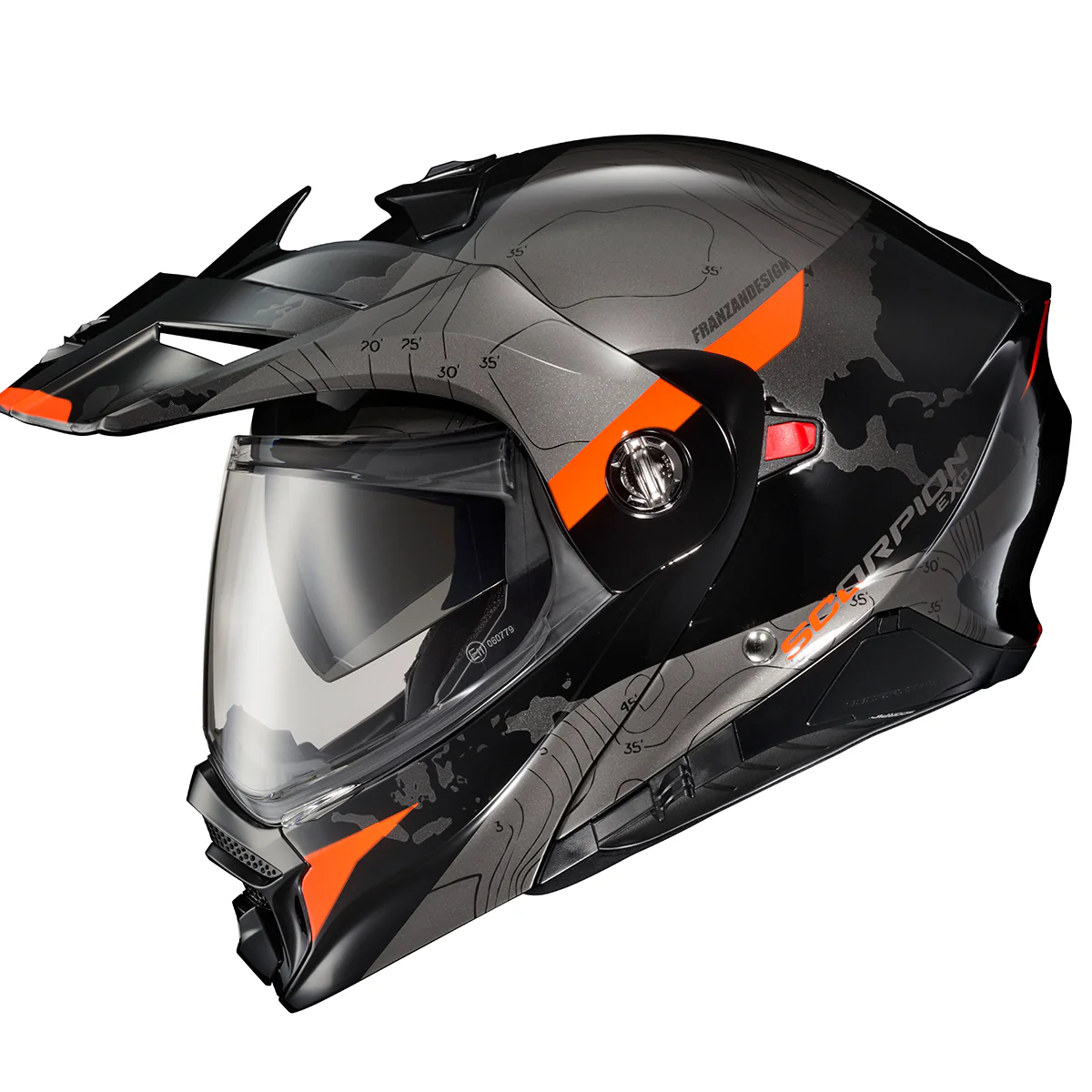 Scorpion Exo-AT960 Topographic Helmet - Image 5