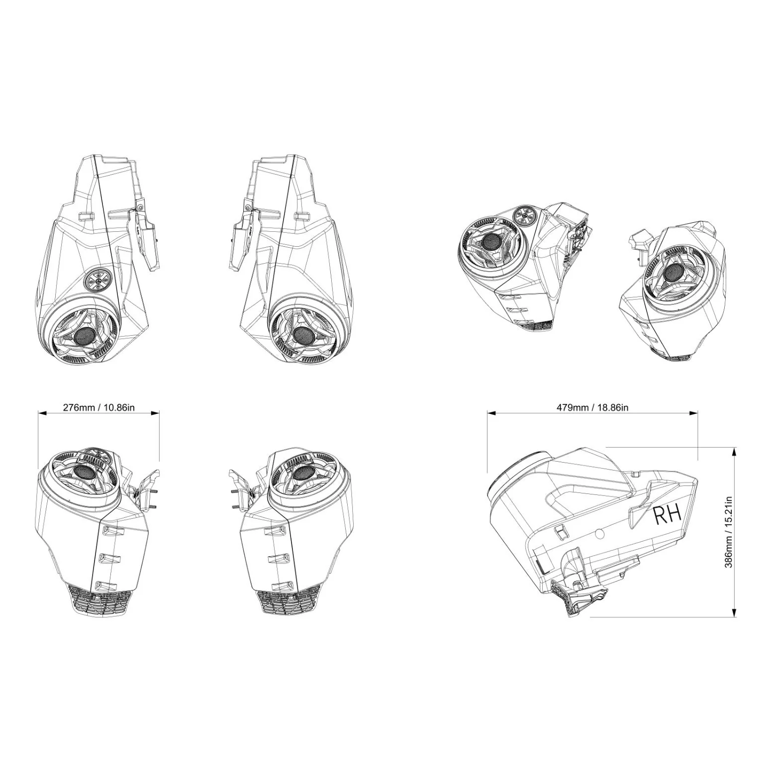 Sea-Doo 80W Platinum Audio System Kit - Image 4