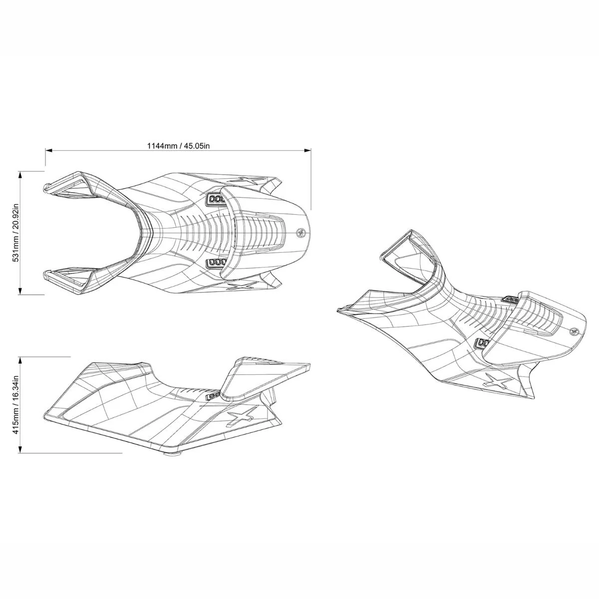 Sea-Doo Ergolock R Racing GTR-X Seat - Image 7