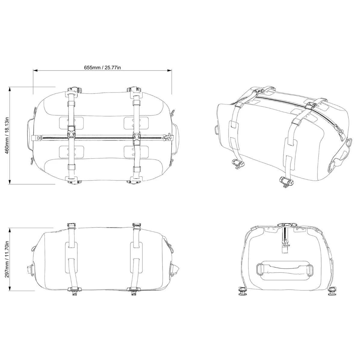 Sea-Doo LinQ Dry Bag | 50L - Image 6