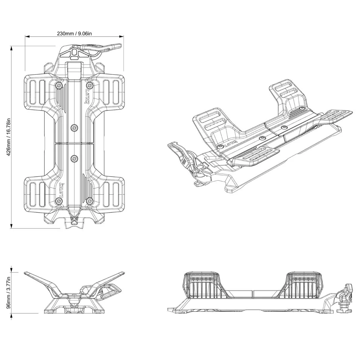 Sea-Doo LinQ Rear Floating Mat Holder - Image 4