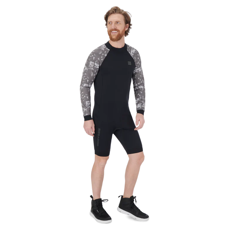 Sea-Doo Neoprene 2/2mm Shorty Wetsuit Long Sleeve - Image 3