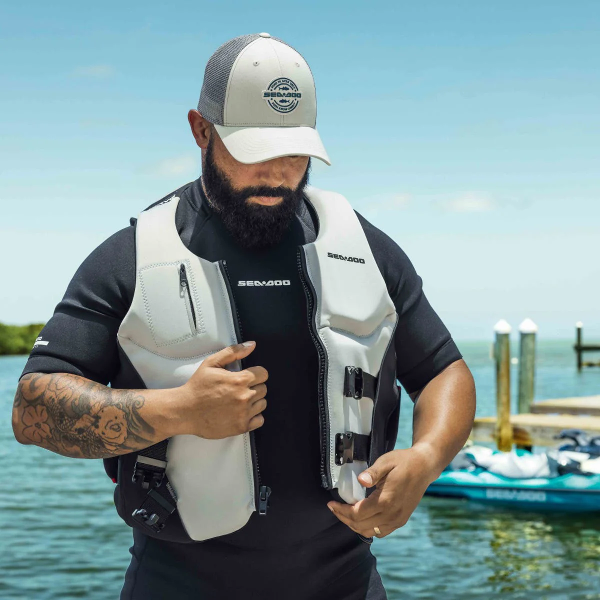Sea-Doo Wave Grip Evogreen Life Jacket - Image 10
