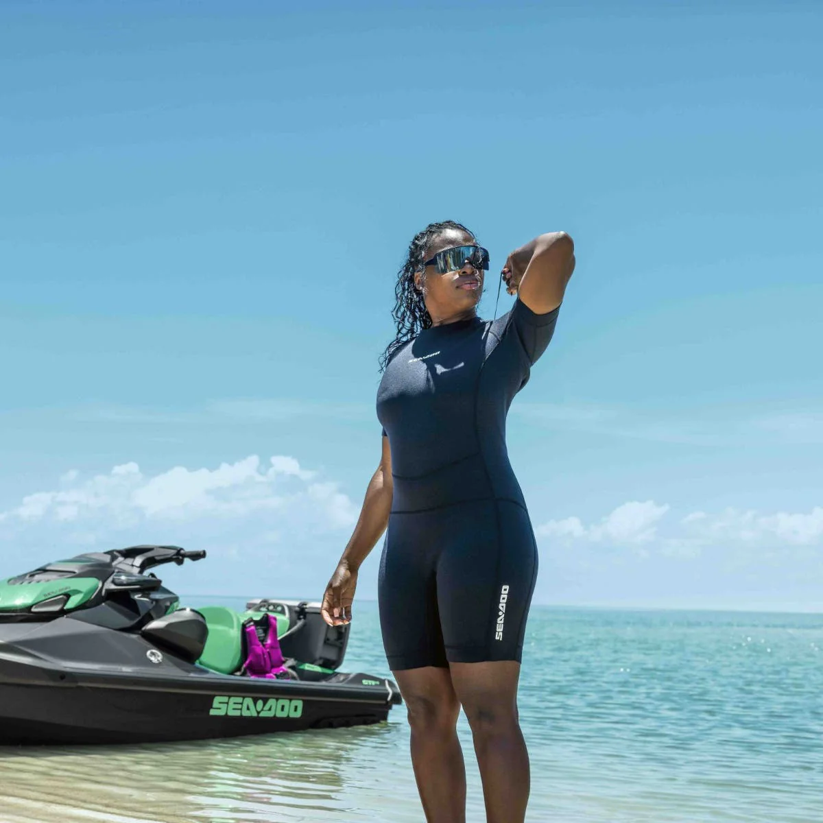 Sea-Doo Women's 2mm Shorty Wetsuit - Image 7