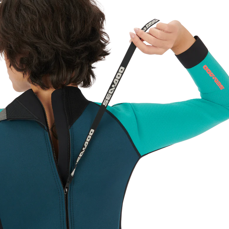 Sea-Doo Women's 2mm Shorty Wetsuit Long Sleeves - Image 6