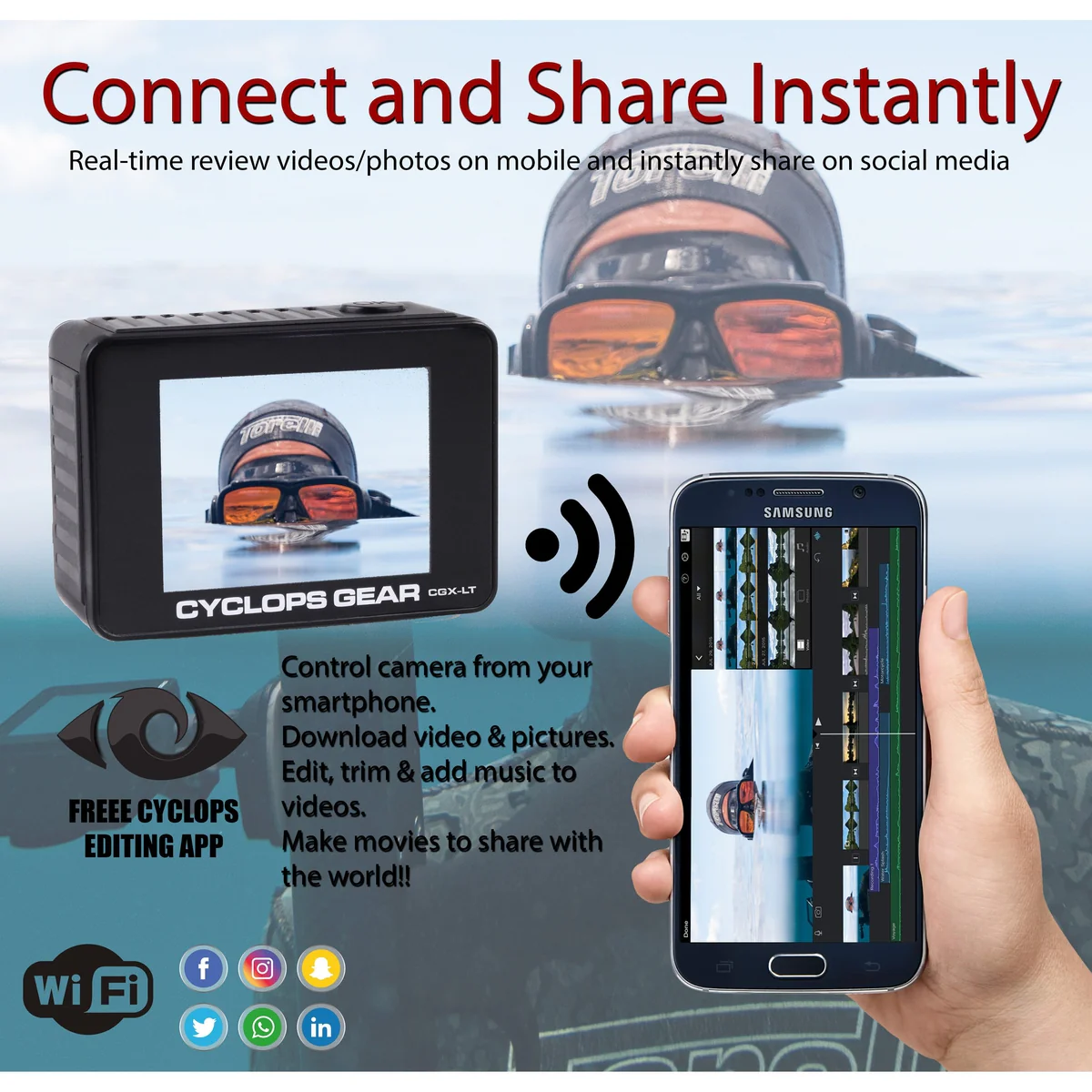 Cyclops Gear CGX3 Action Camera - Image 6