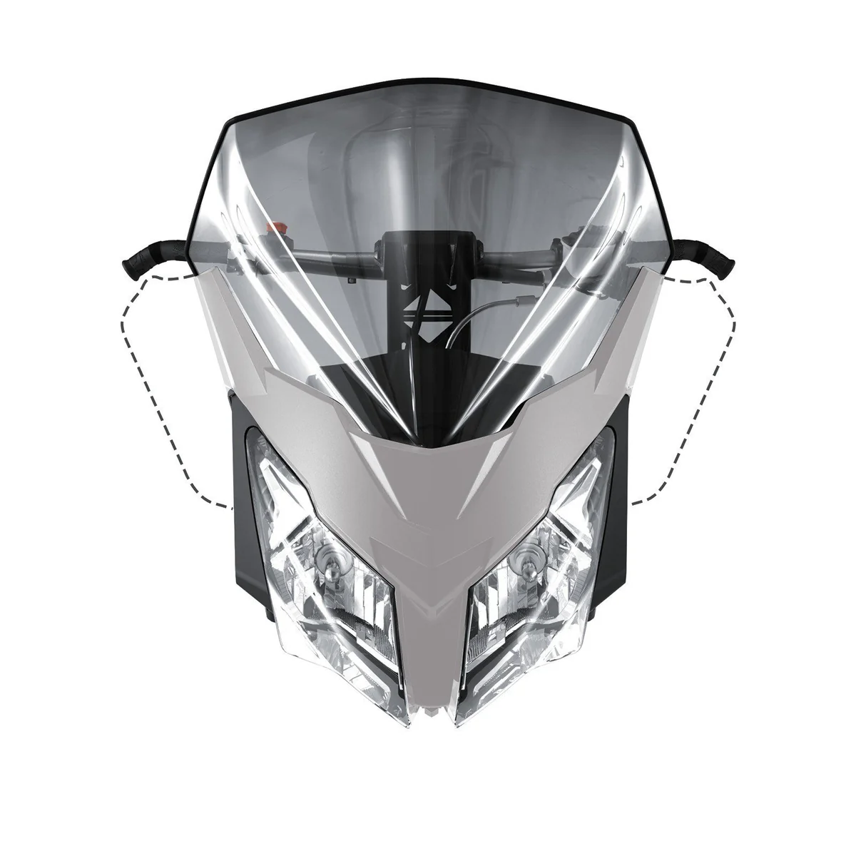 Ski-Doo High Windshield - Image 2
