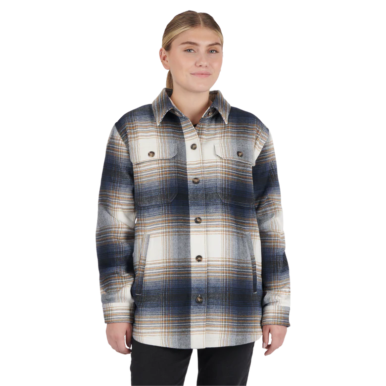 Ski-Doo Women's Lifestyle Plaid Overshirt - Image 3