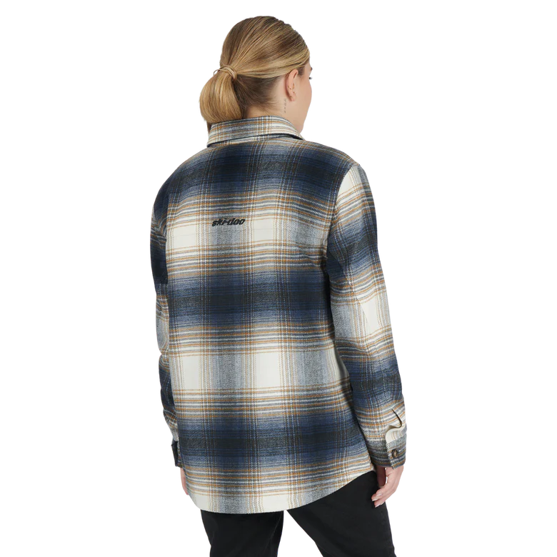 Ski-Doo Women's Lifestyle Plaid Overshirt - Image 4
