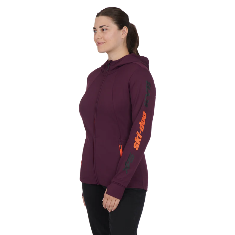 Ski-Doo Women's X-Team Sno-X Zip-Up Hoodie - Image 12