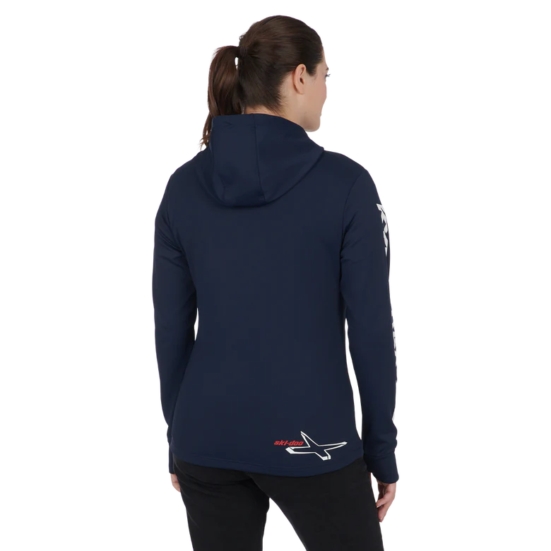 Ski-Doo Women's X-Team Sno-X Zip-Up Hoodie - Image 8