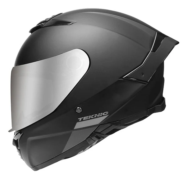 Teknic Chrome Full Face Helmet - Image 4