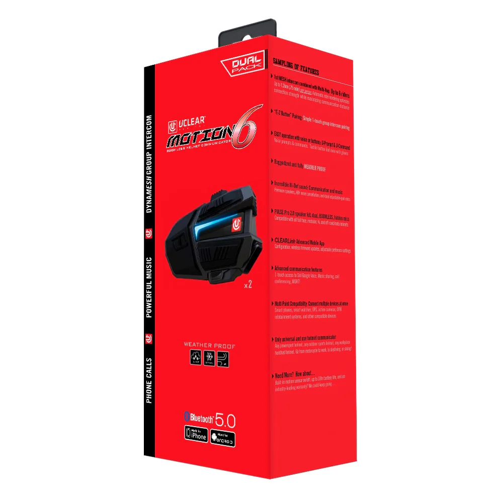 Uclear Motion 6 Bluetooth Communication System - Image 4