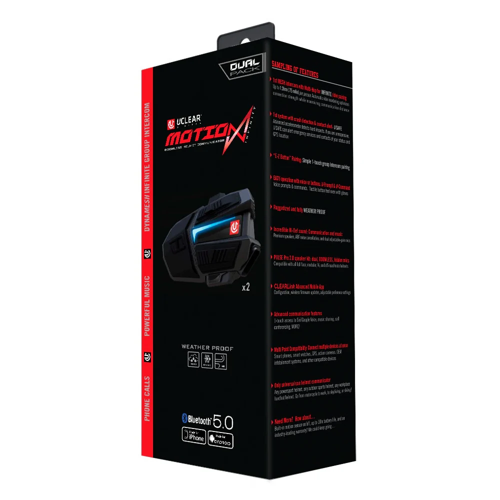 Uclear Motion Infinity Bluetooth Communication System - Image 4
